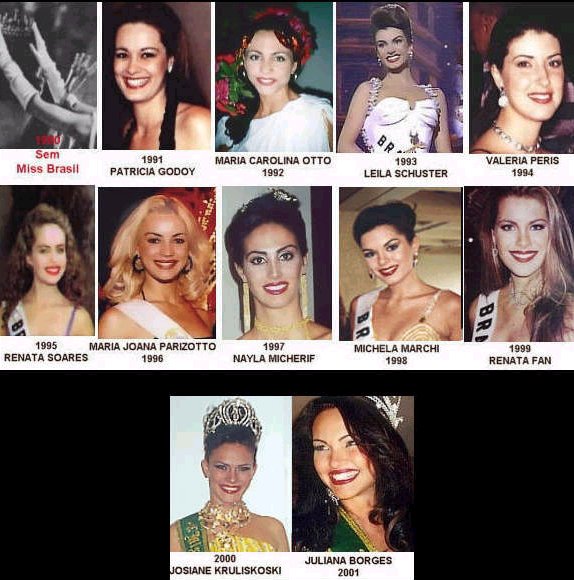 Miss Brasil 1991-2001