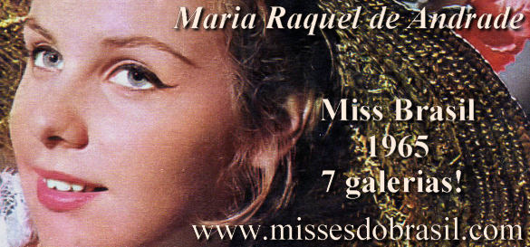 Maria Raquel de Andrade Miss Brasil 1965