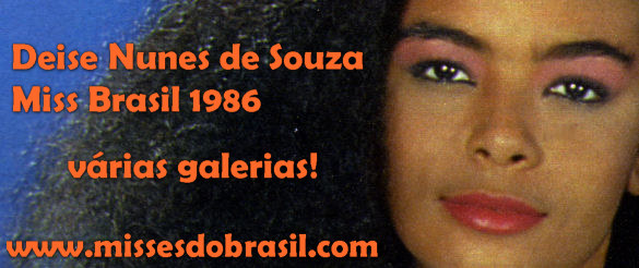 Deise Nunes de Souza Miss Brasil 1986